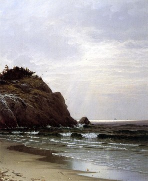  Cloud Painting - A Cloudy Day beachside Alfred Thompson Bricher